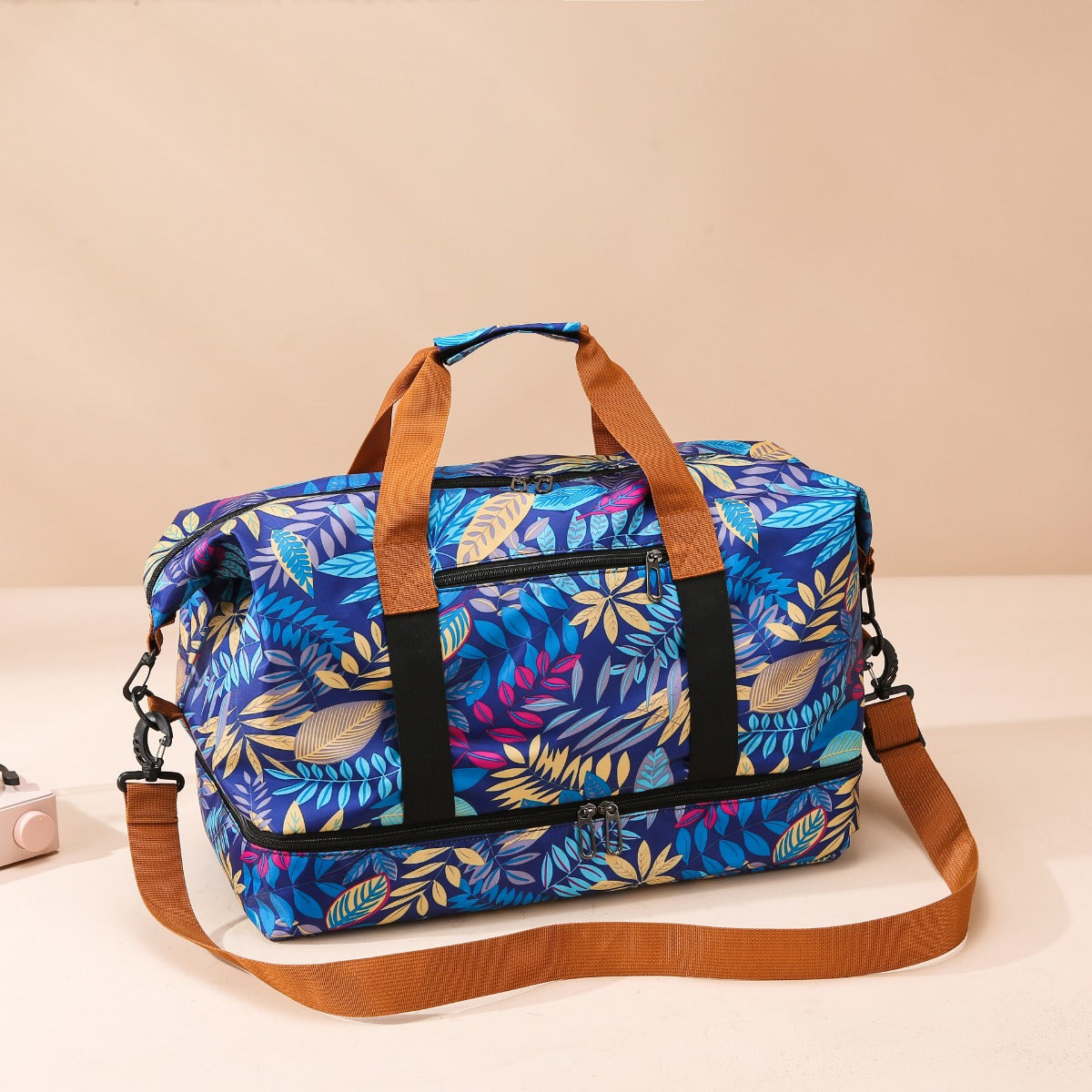 Canvas Printed Travel Bag - MARIGOLD