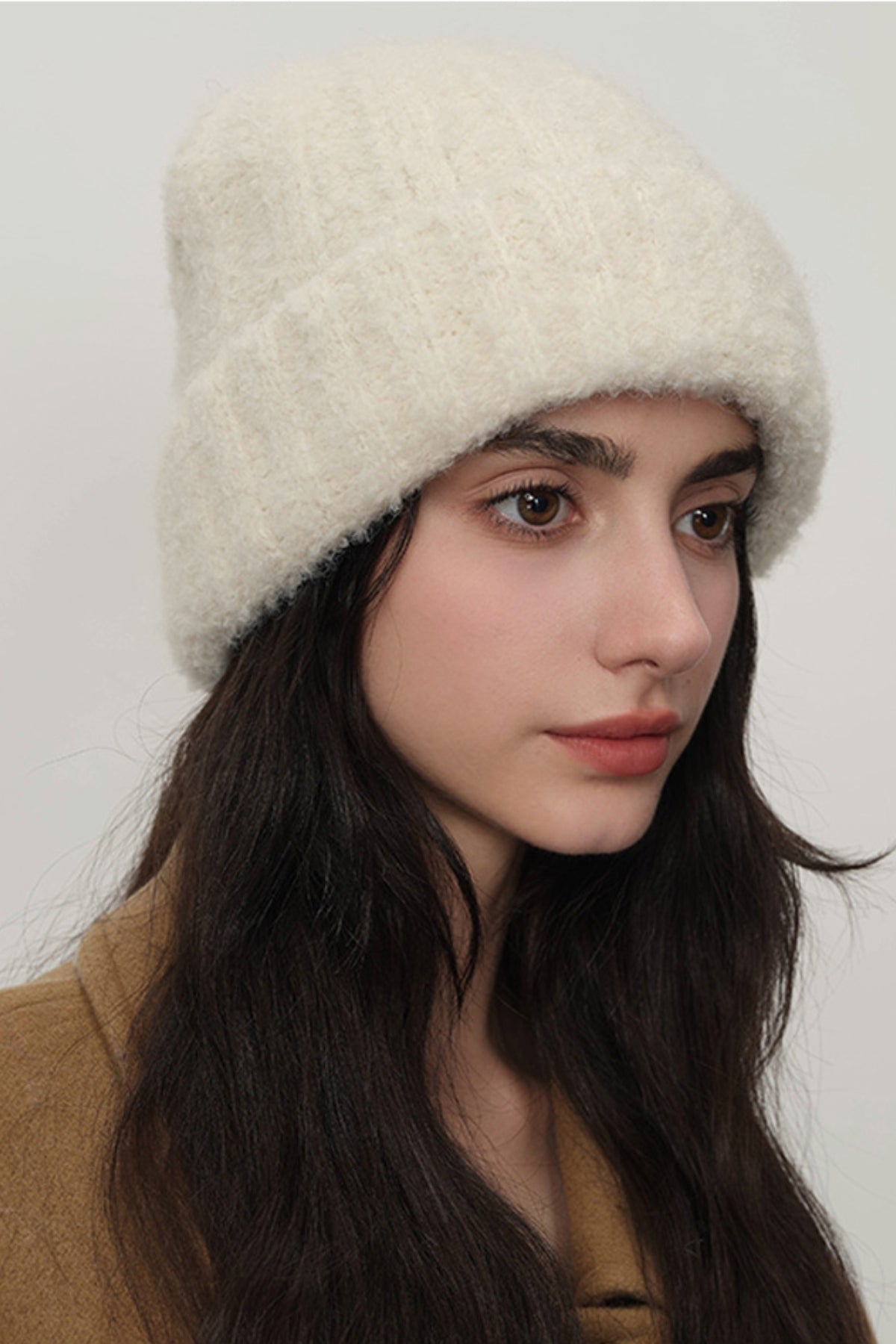 Thermal Knit Beanie (Solid Colors) - MARIGOLD
