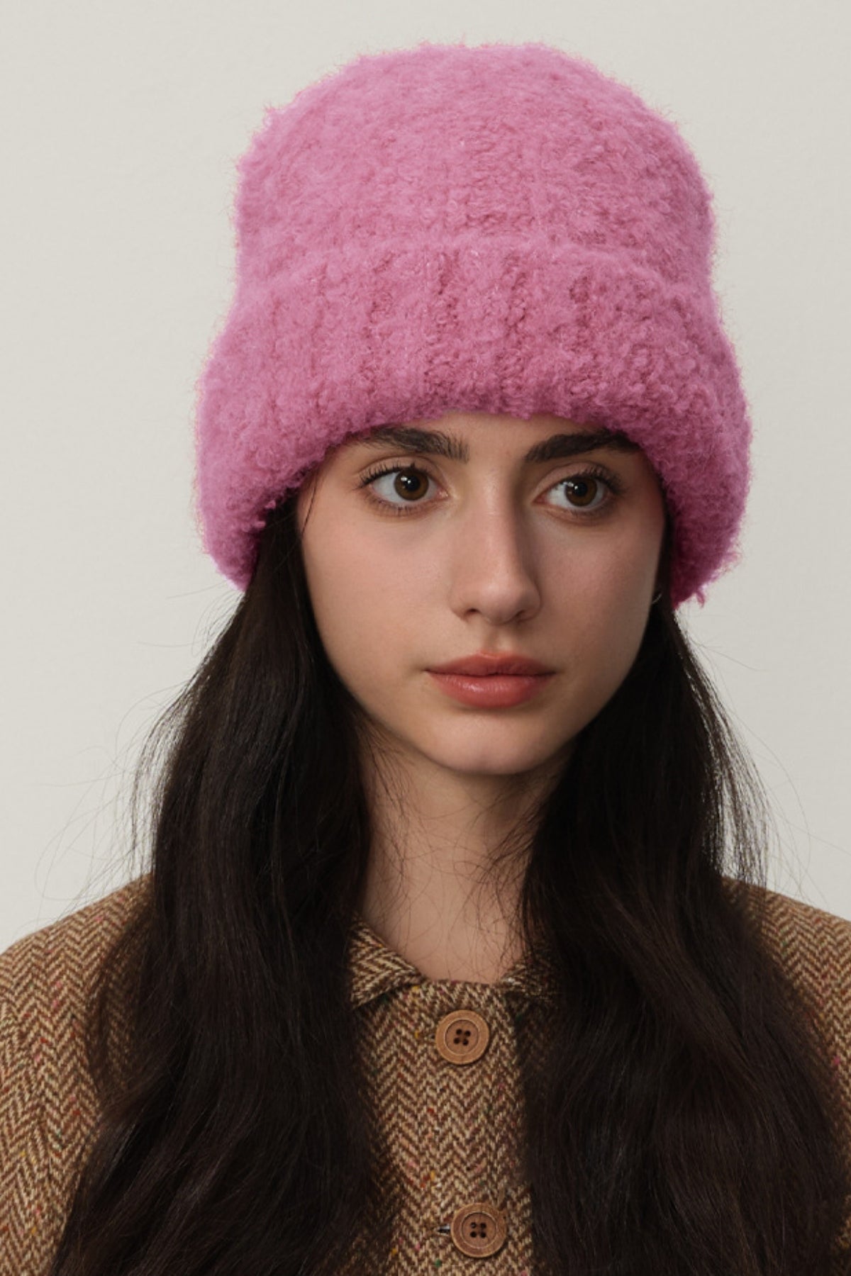 Thermal Knit Beanie (Solid Colors) - MARIGOLD