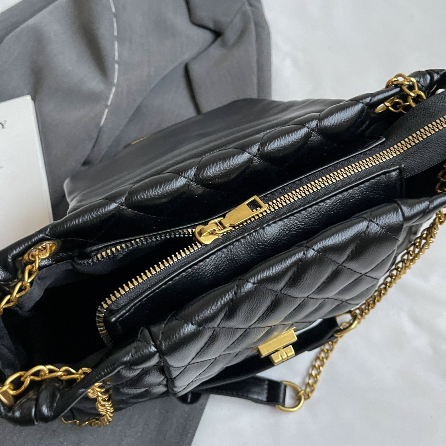 PU Leather Shoulder Bag - MARIGOLD