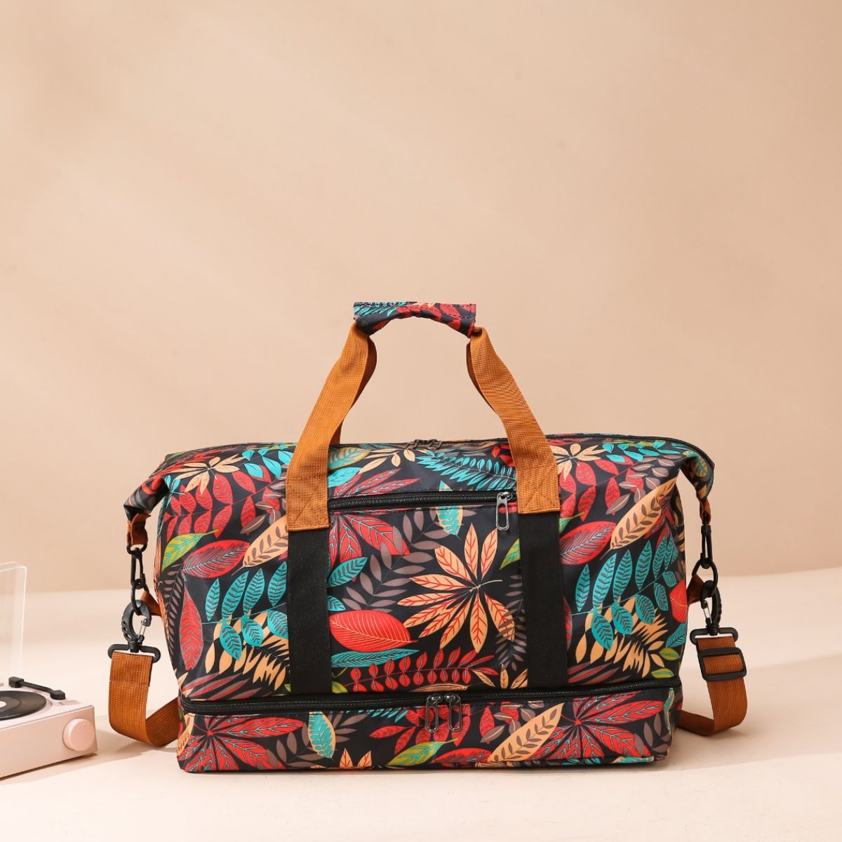 Canvas Printed Travel Bag - MARIGOLD