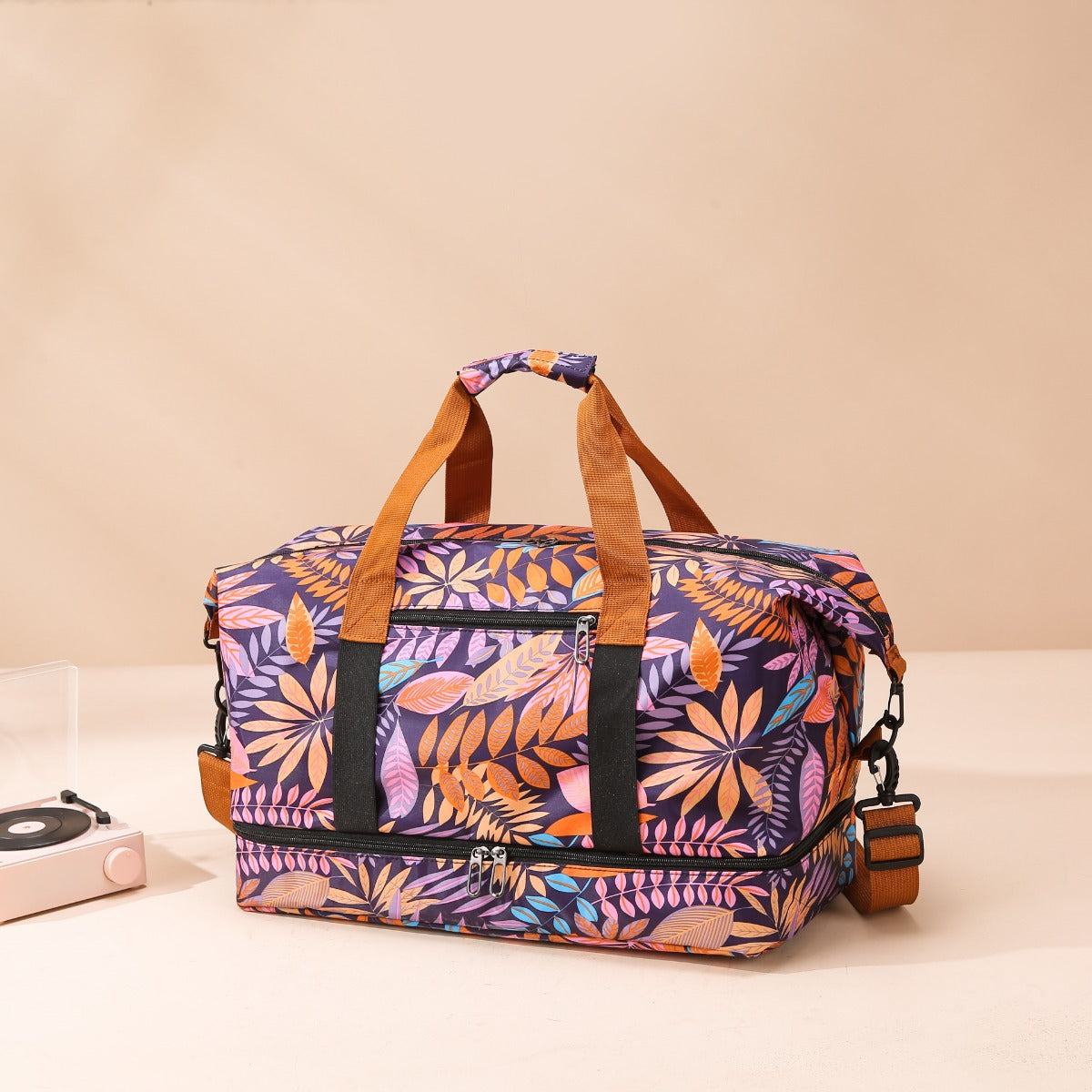 Canvas Printed Travel Bag - MARIGOLD
