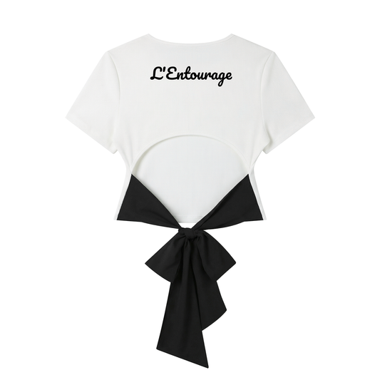'L'Entourage' Bridal Party/Hens Women's Slim Fit Boatneck T-Shirt