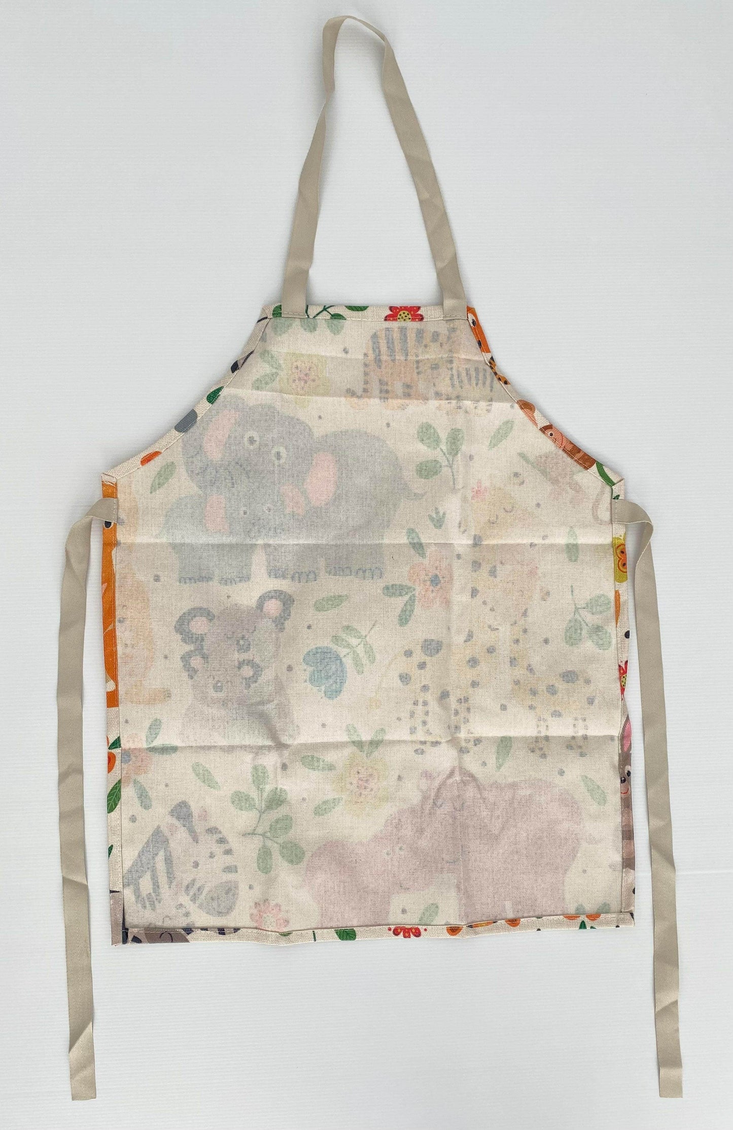 Kids Jungle Animal Print Apron - MARIGOLD