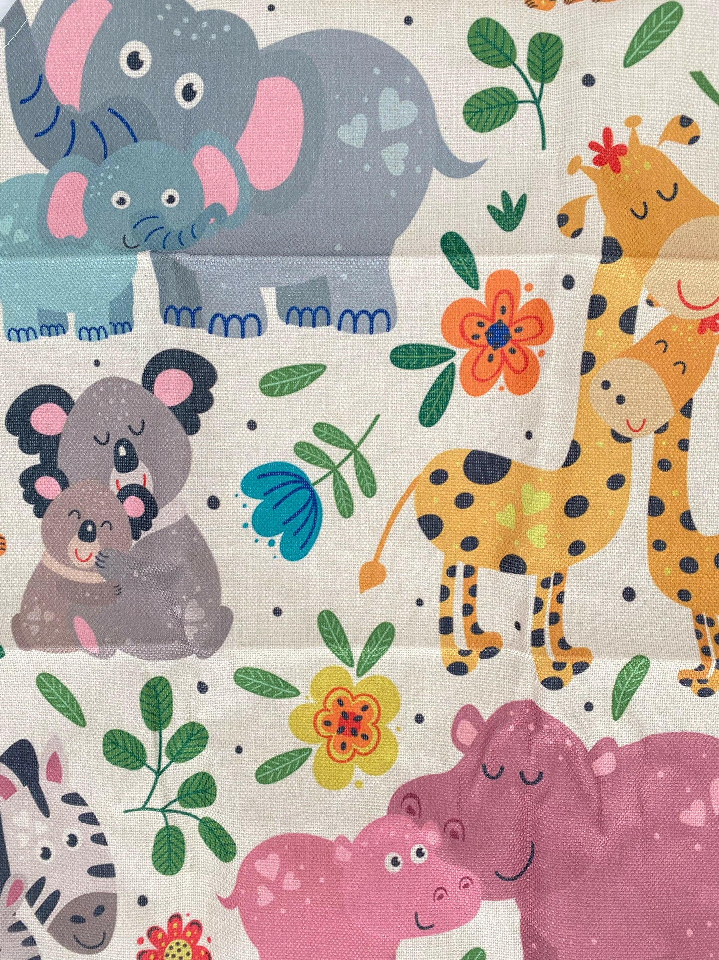 Kids Jungle Animal Print Apron - MARIGOLD