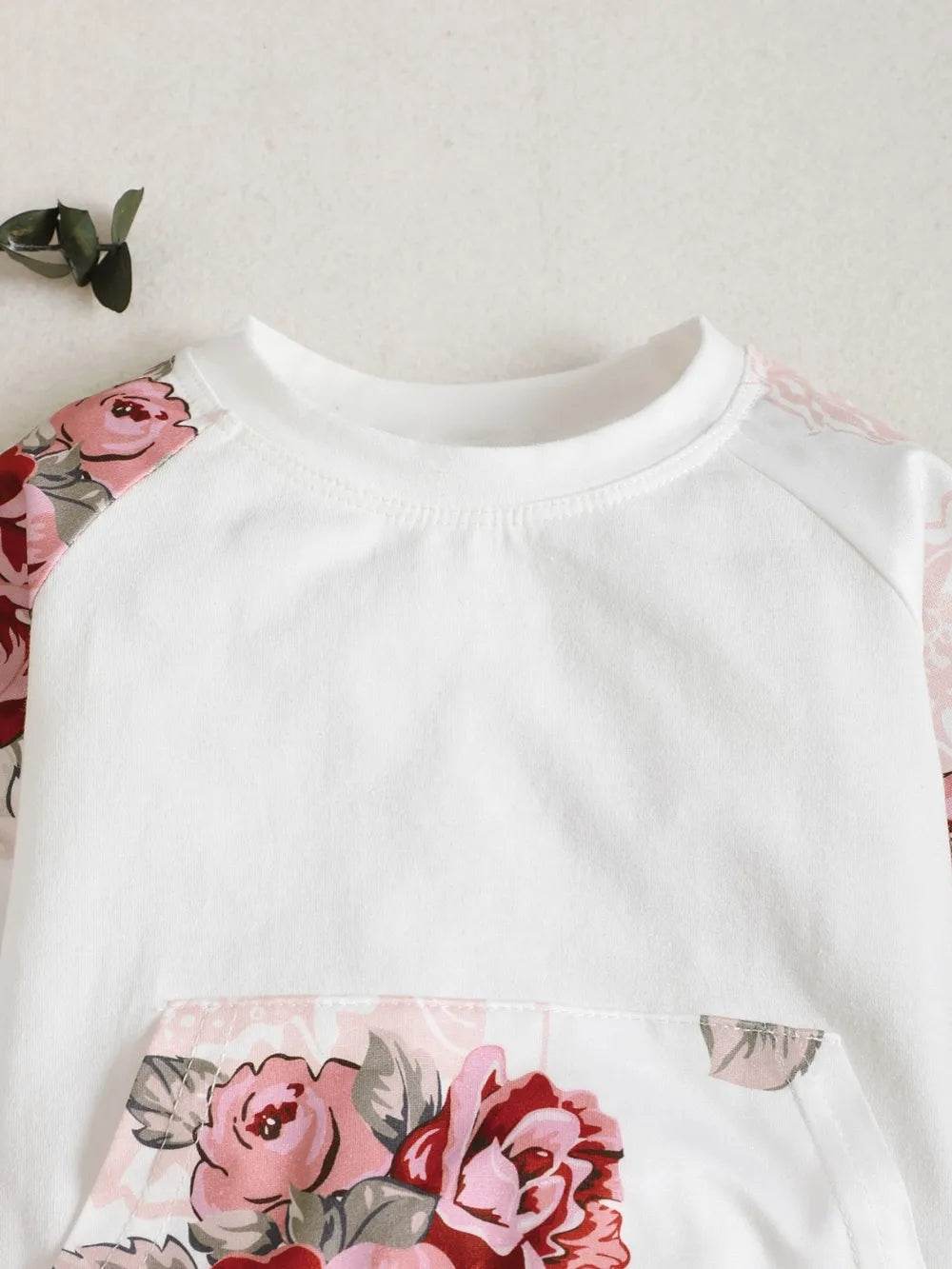 Floral Long Sleeve Top and Pants Set - MARIGOLD