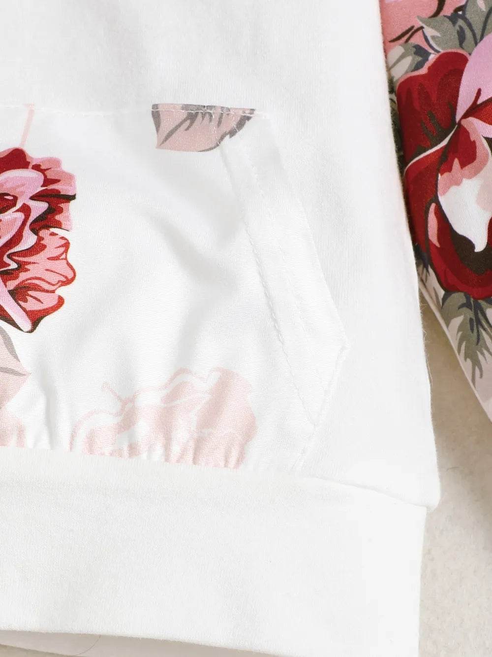 Floral Long Sleeve Top and Pants Set - MARIGOLD