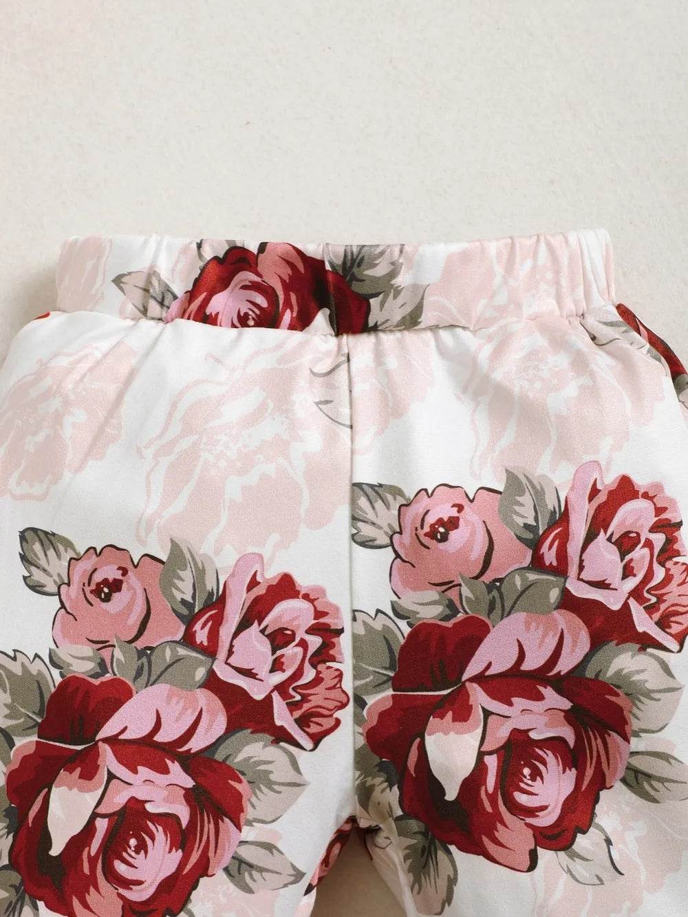 Floral Long Sleeve Top and Pants Set - MARIGOLD