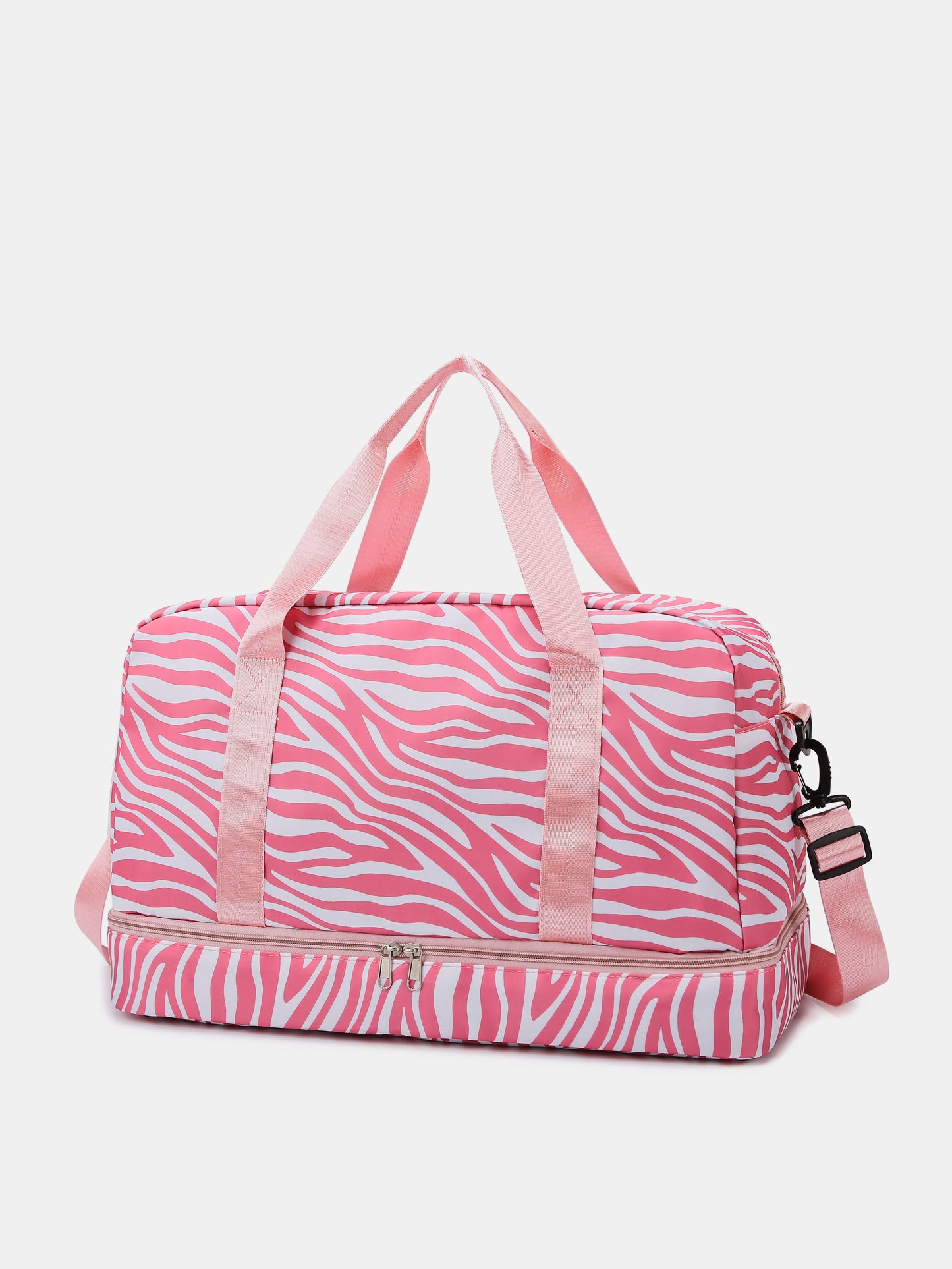 Oxford Cloth Leopard Travel Bag - MARIGOLD