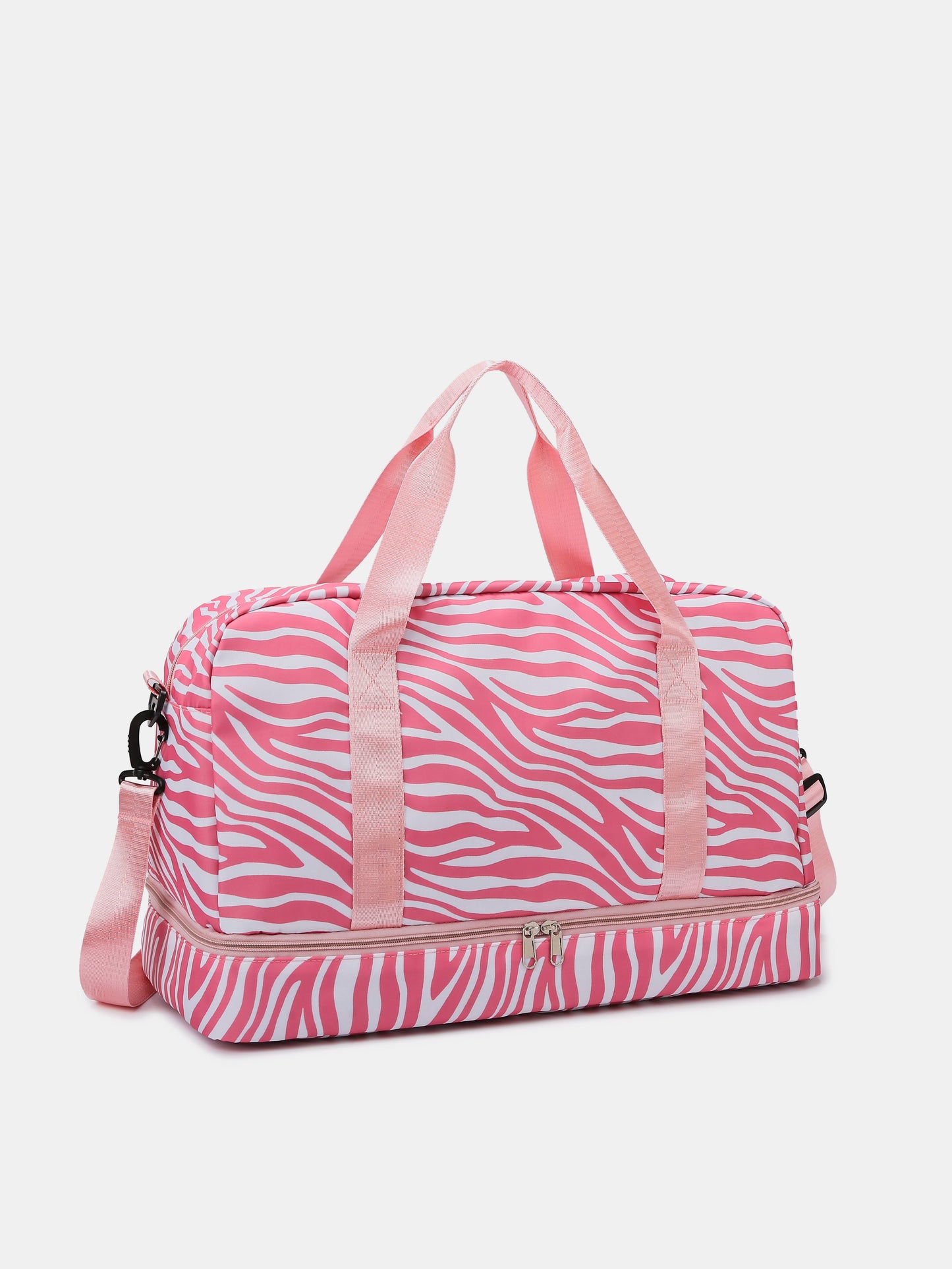 Oxford Cloth Leopard Travel Bag - MARIGOLD