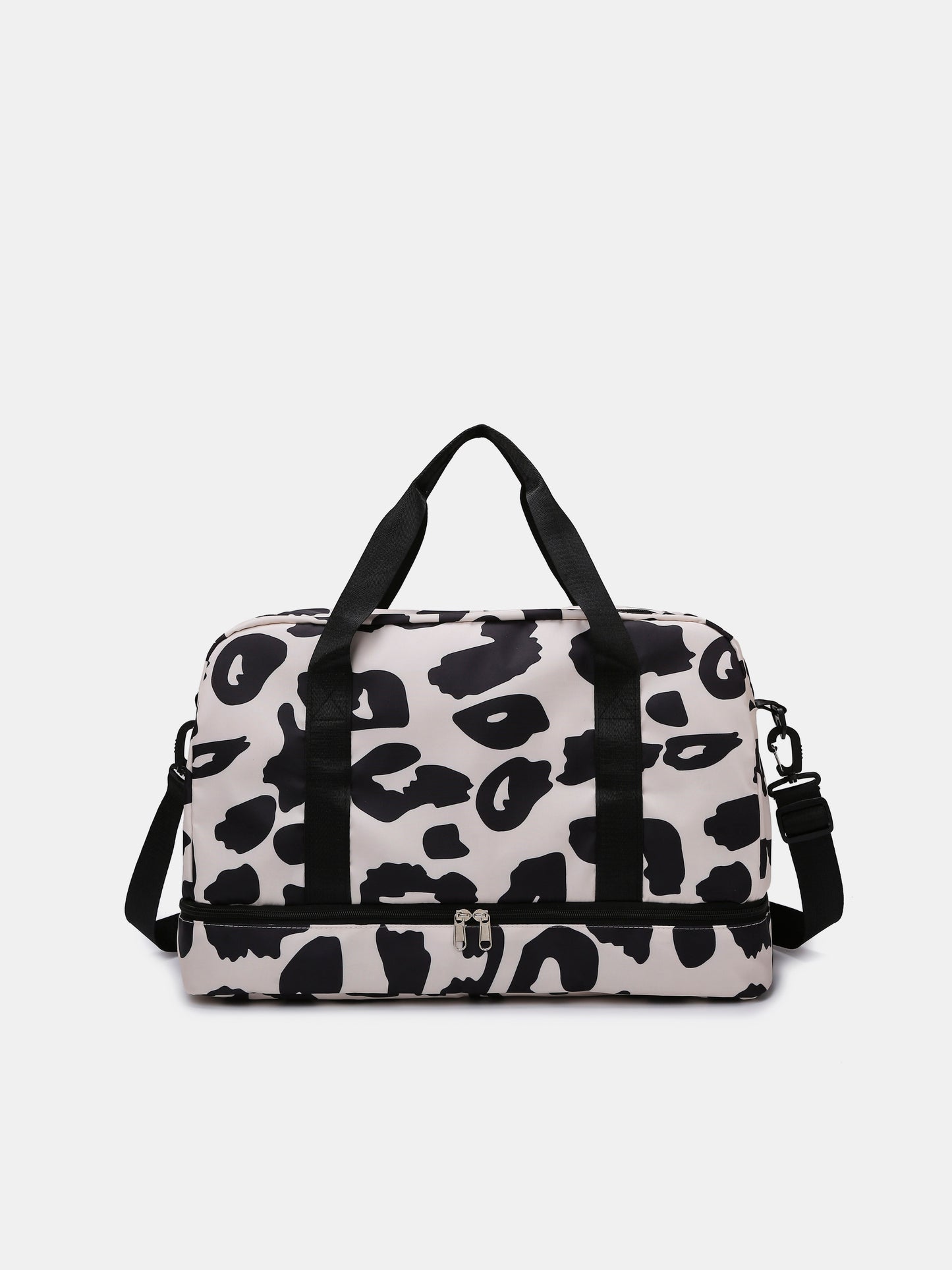 Oxford Cloth Leopard Travel Bag - MARIGOLD