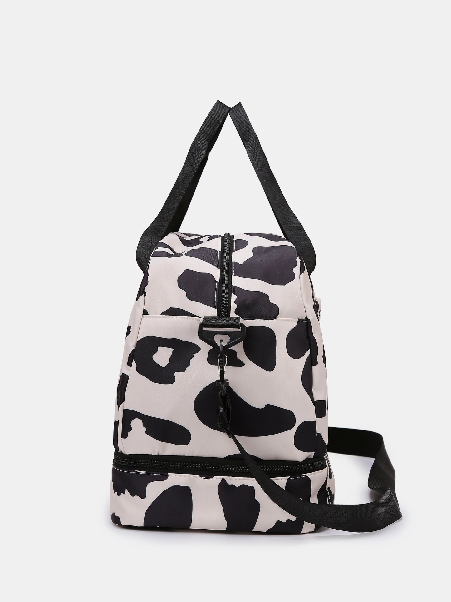Oxford Cloth Leopard Travel Bag - MARIGOLD