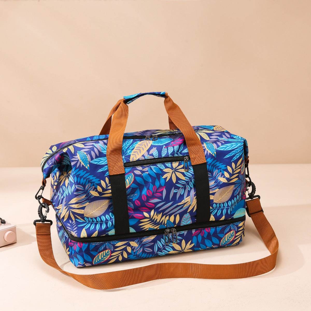 Canvas Printed Travel Bag - MARIGOLD