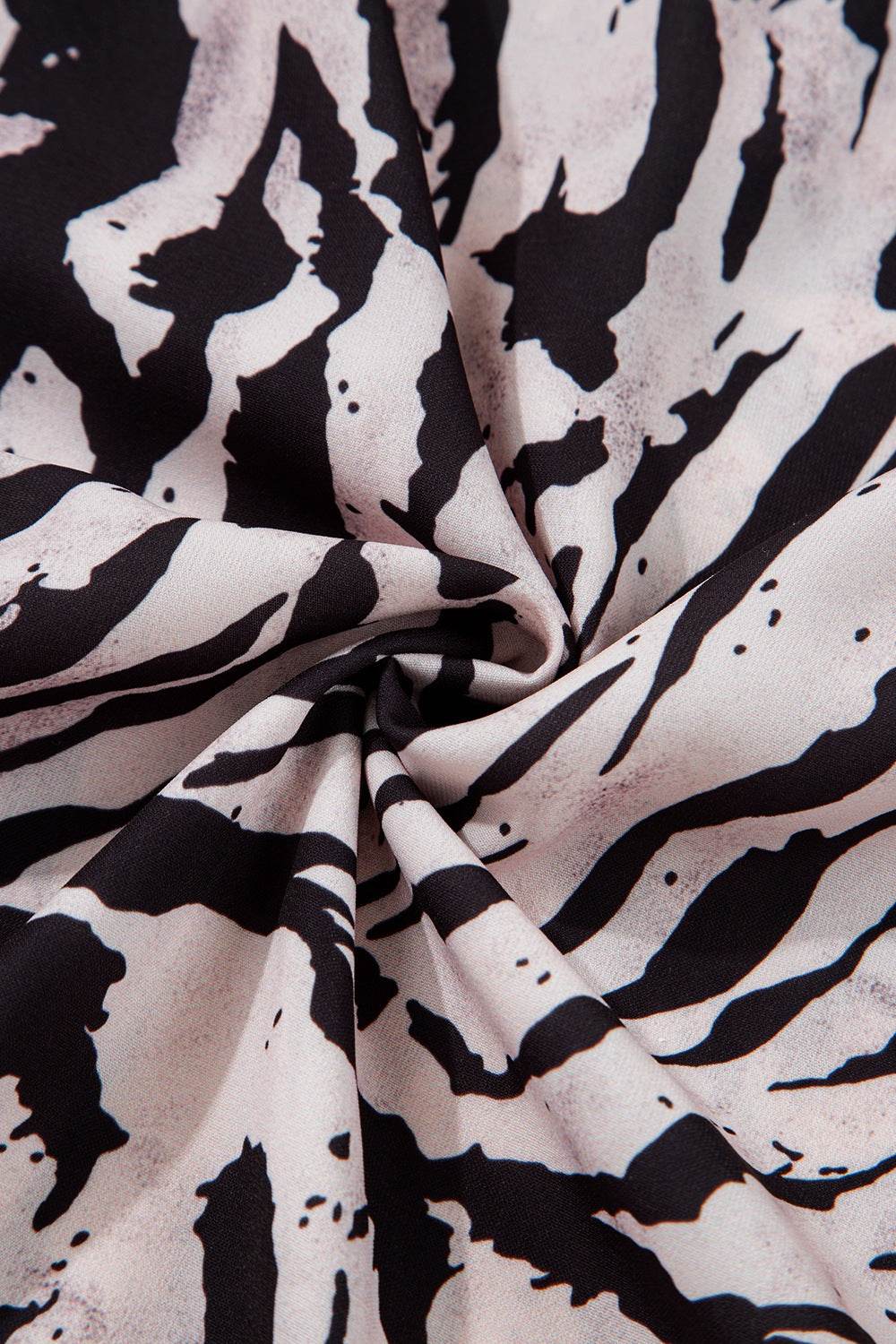 Abstract Print Tie Back Maxi Cami Dress - MARIGOLD