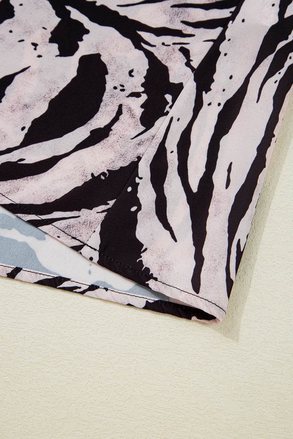 Abstract Print Tie Back Maxi Cami Dress - MARIGOLD