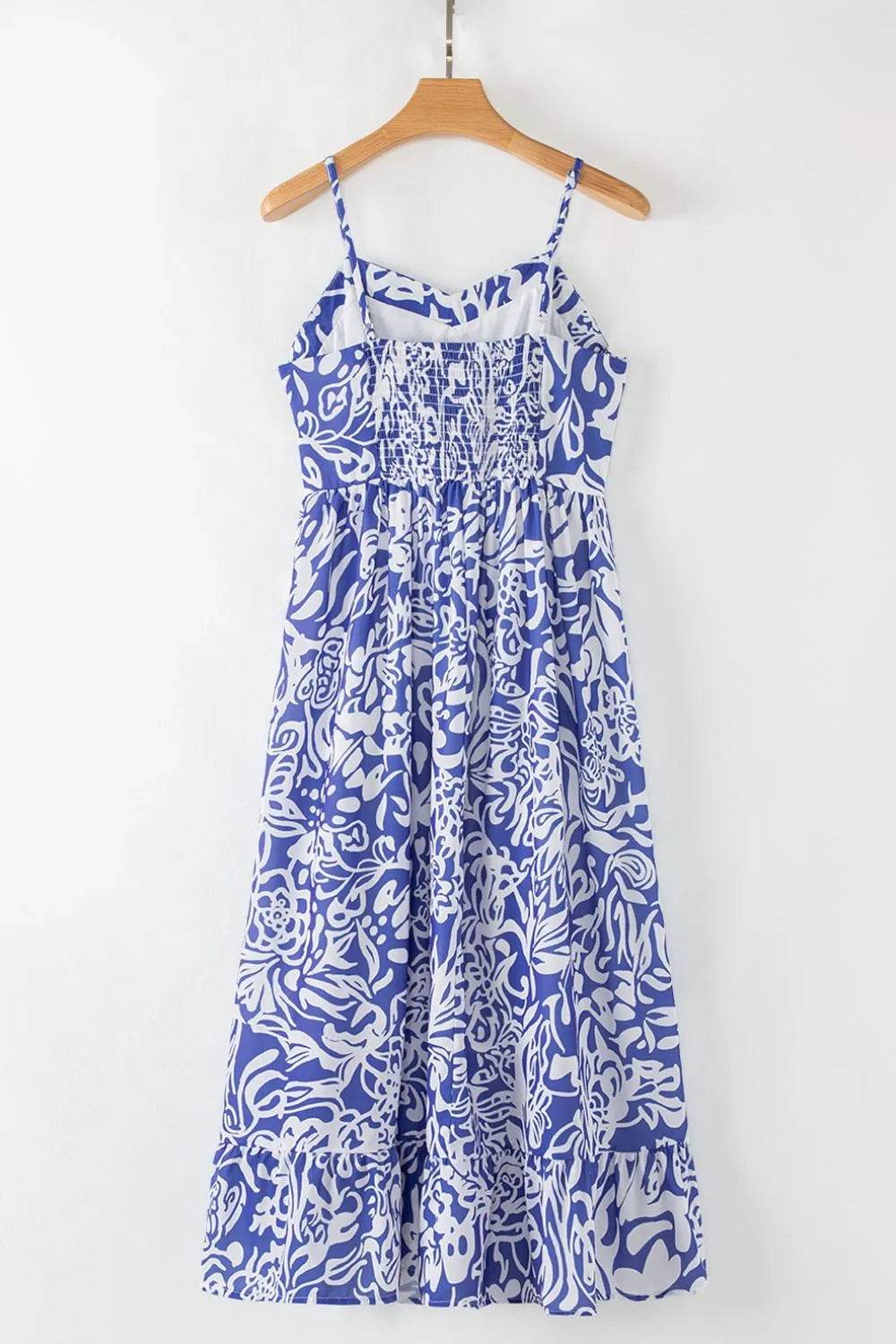 Floral Print Cami Midi Dress - MARIGOLD