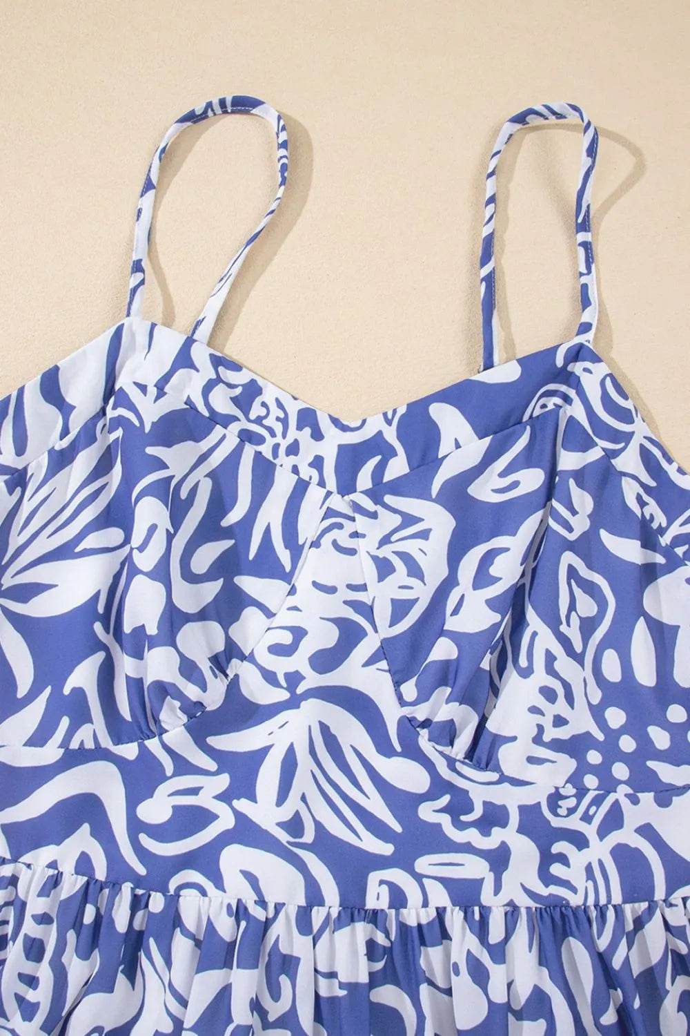 Floral Print Cami Midi Dress - MARIGOLD