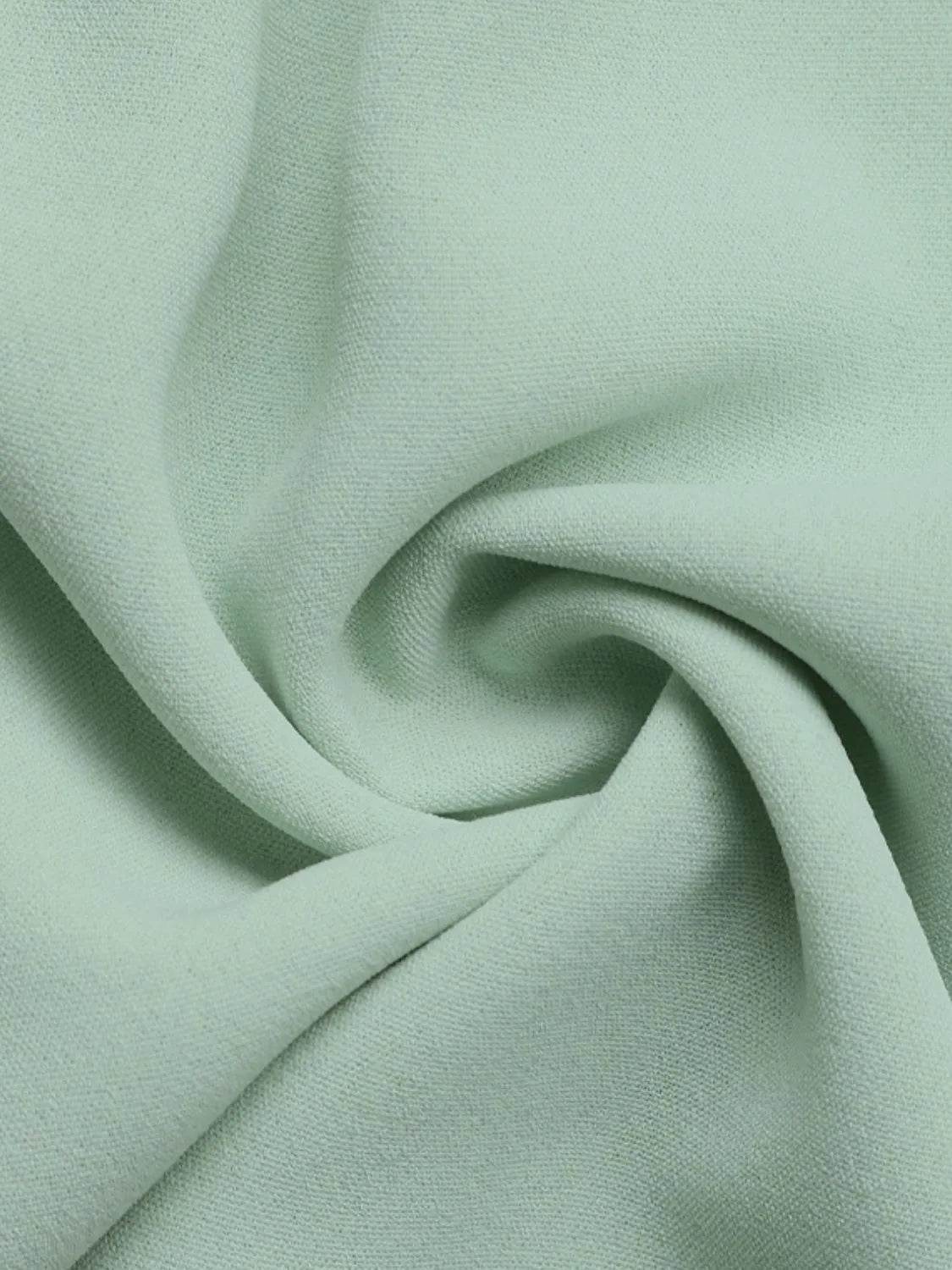 Light Green Tie Waist Midi Dress - MARIGOLD