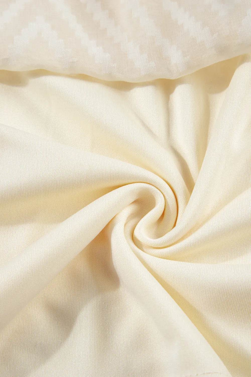 Chevron Surplice Tie-Waist Long-Sleeve Mini Dress - MARIGOLD