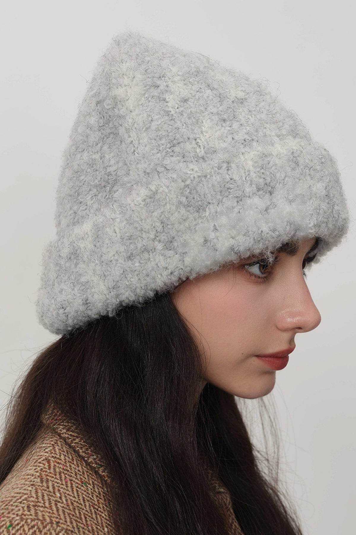 Thermal Knit Beanie (Solid Colors) - MARIGOLD