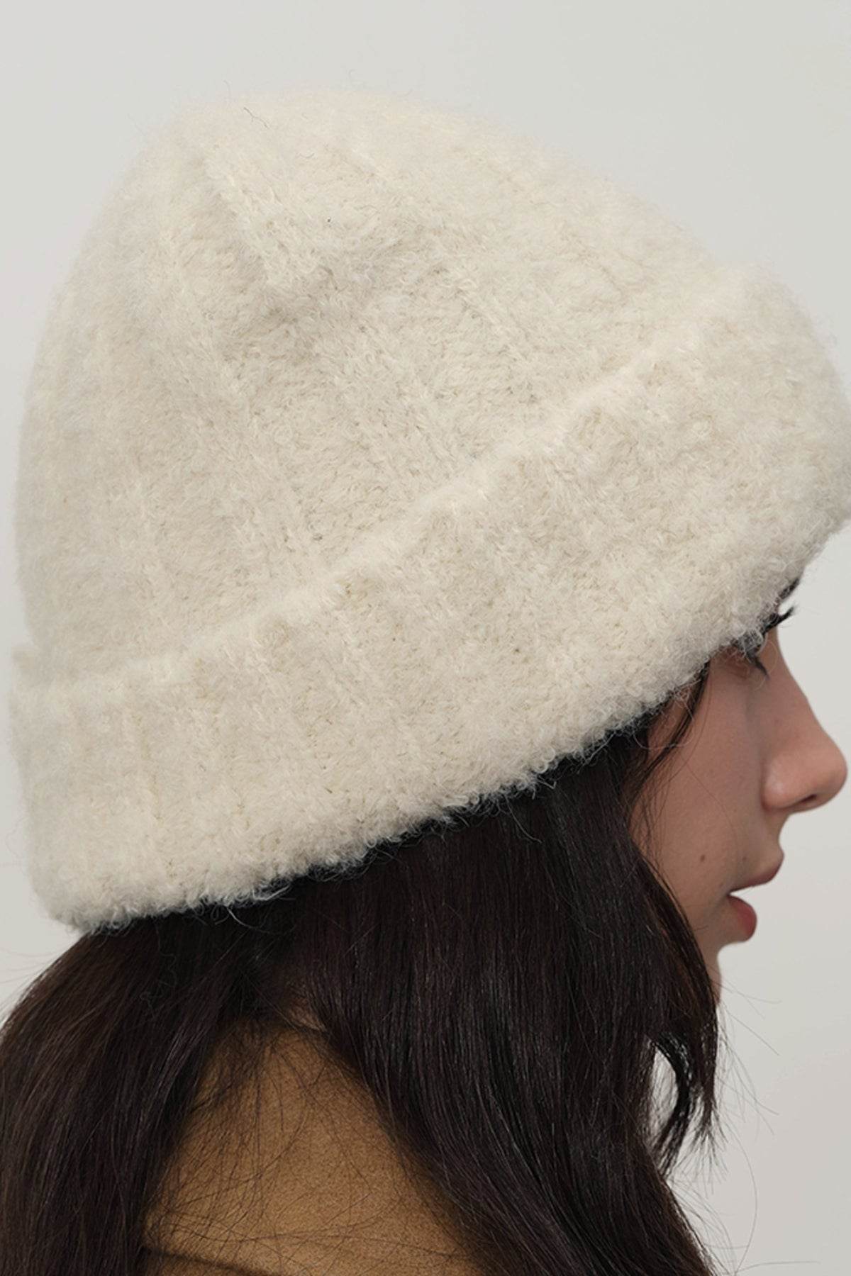 Thermal Knit Beanie (Solid Colors) - MARIGOLD