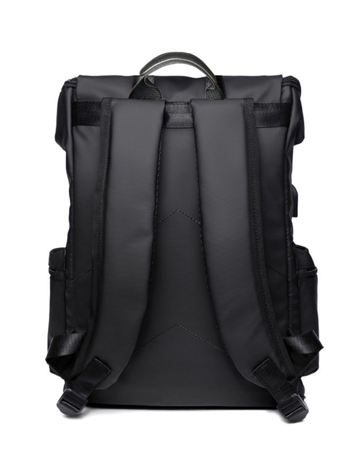 Oxford Cloth Multi-Pockets Backpack Bag - MARIGOLD