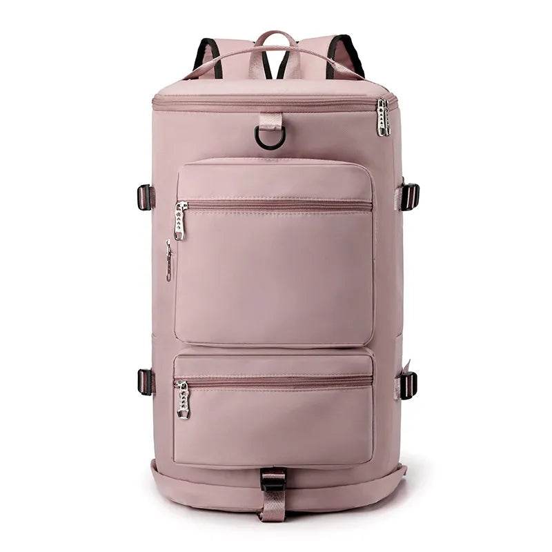 Multi Pocket Travel Backpack Bag - MARIGOLD