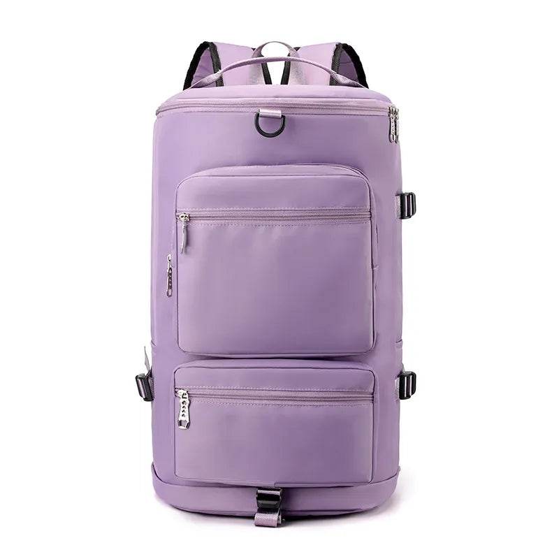 Multi Pocket Travel Backpack Bag - MARIGOLD