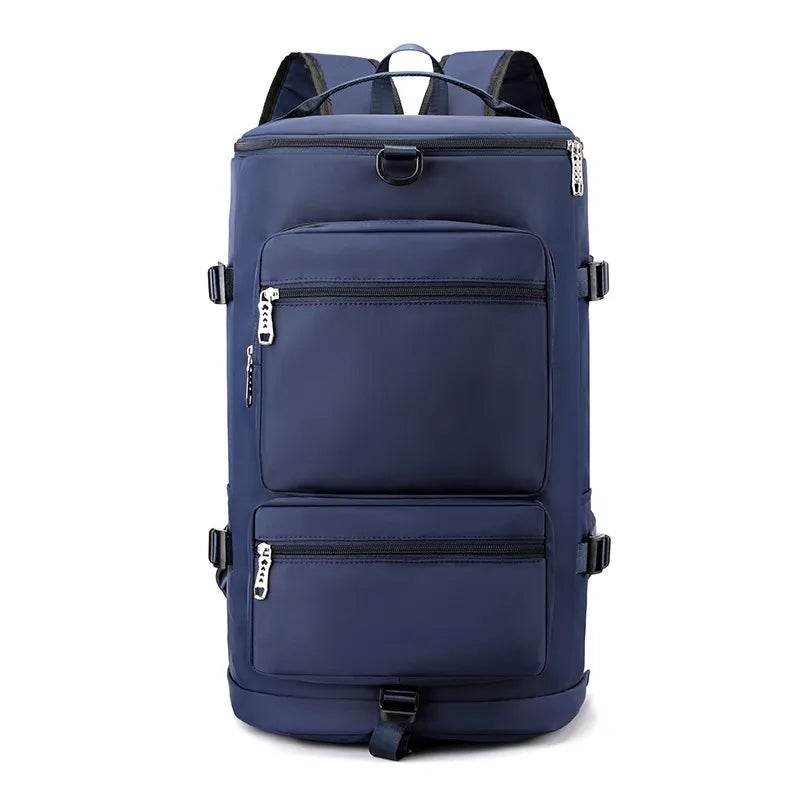 Multi Pocket Travel Backpack Bag - MARIGOLD