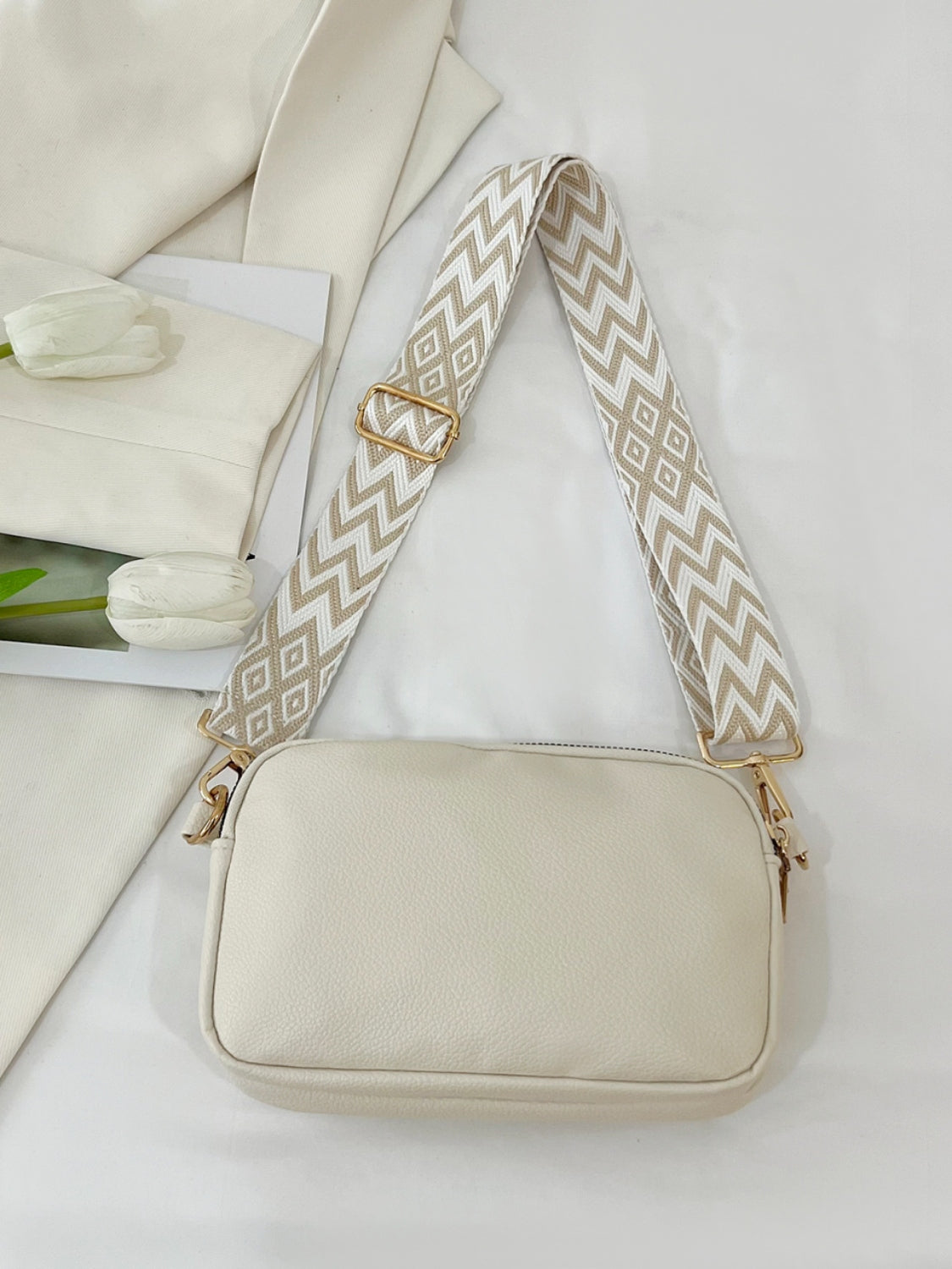 Minimalist Single Strap Crossbody Bag - MARIGOLD