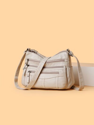 Multi-Compartment Crossbody Bag - MARIGOLD