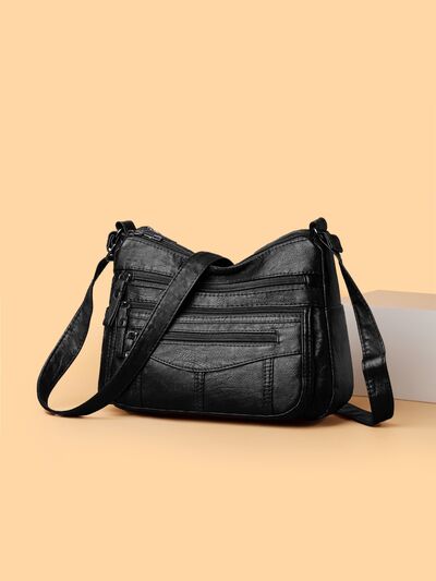 Multi-Compartment Crossbody Bag - MARIGOLD