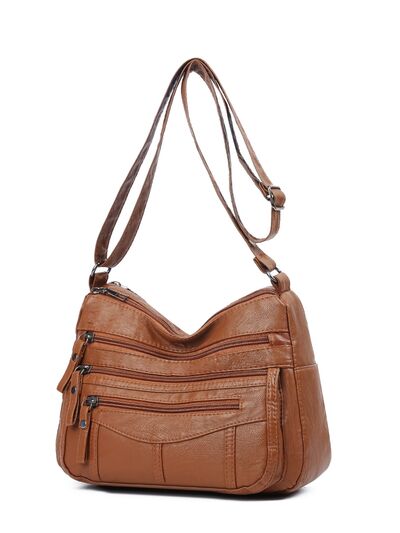 Multi-Compartment Crossbody Bag - MARIGOLD