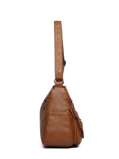 Multi-Compartment Crossbody Bag - MARIGOLD