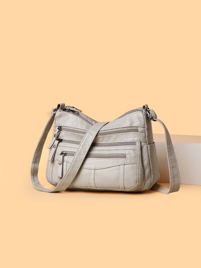 Multi-Compartment Crossbody Bag - MARIGOLD