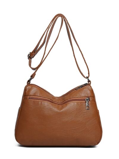 Multi-Compartment Crossbody Bag - MARIGOLD