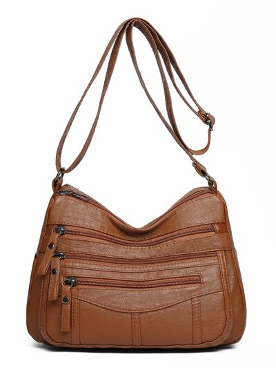 Multi-Compartment Crossbody Bag - MARIGOLD