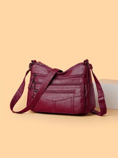 Multi-Compartment Crossbody Bag - MARIGOLD