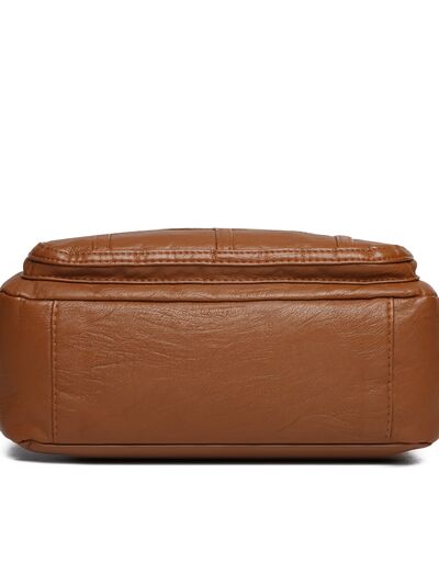 Multi-Compartment Crossbody Bag - MARIGOLD