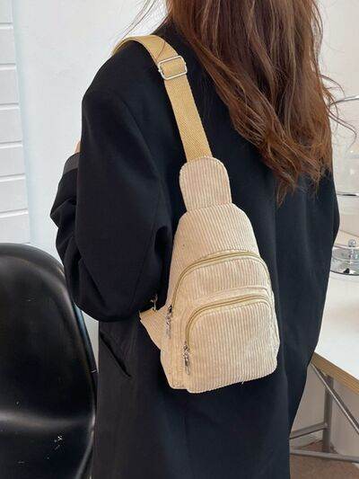 The Corduroy Crossbody Sling - MARIGOLD