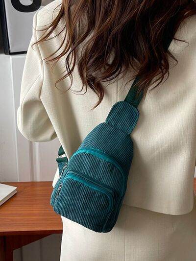 The Corduroy Crossbody Sling - MARIGOLD
