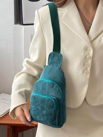 The Corduroy Crossbody Sling - MARIGOLD
