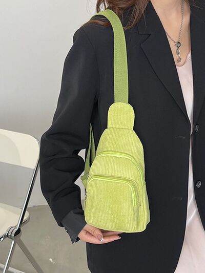 The Corduroy Crossbody Sling - MARIGOLD