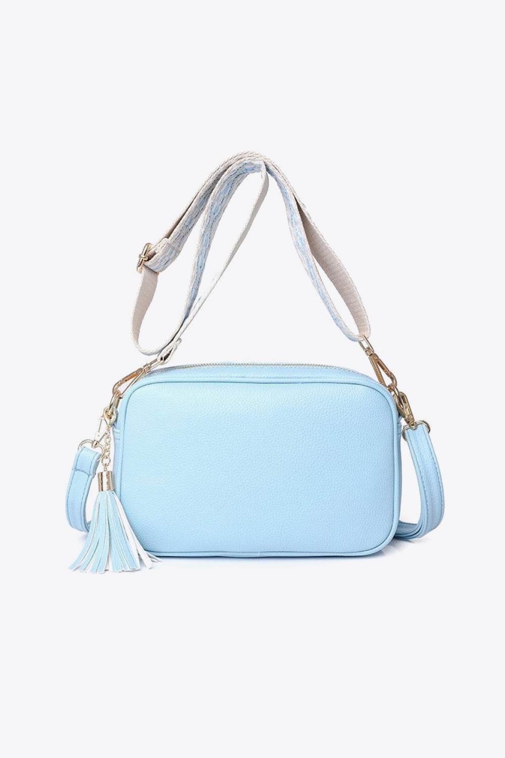 Minimalist Tassel Crossbody Bag - MARIGOLD