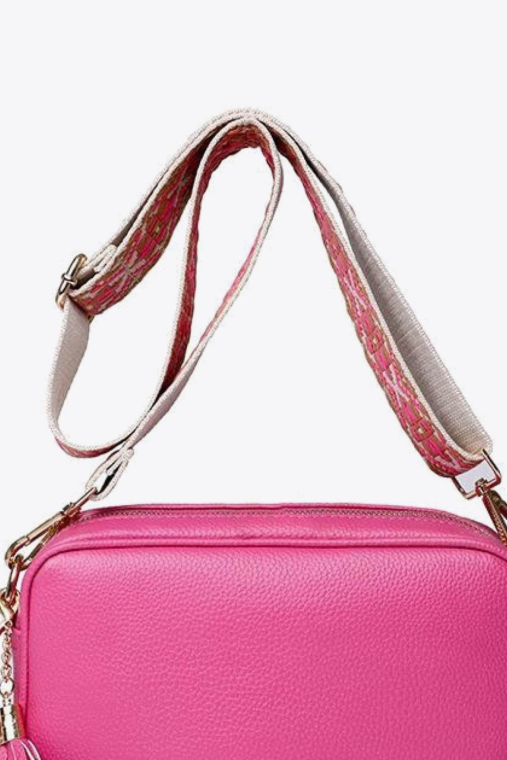 Minimalist Tassel Crossbody Bag - MARIGOLD