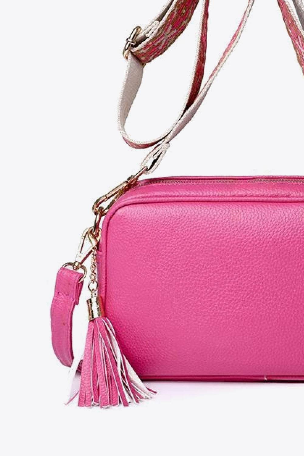 Minimalist Tassel Crossbody Bag - MARIGOLD