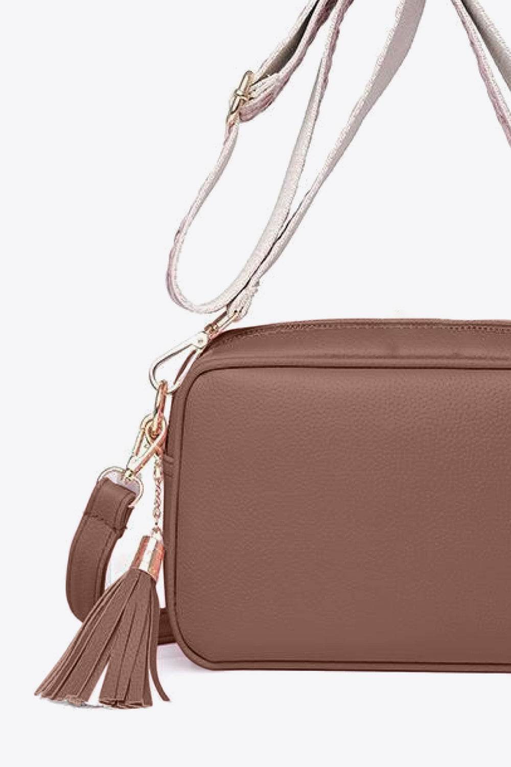 Minimalist Tassel Crossbody Bag - MARIGOLD