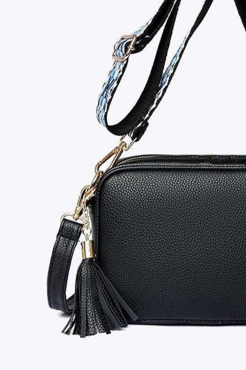 Minimalist Tassel Crossbody Bag - MARIGOLD