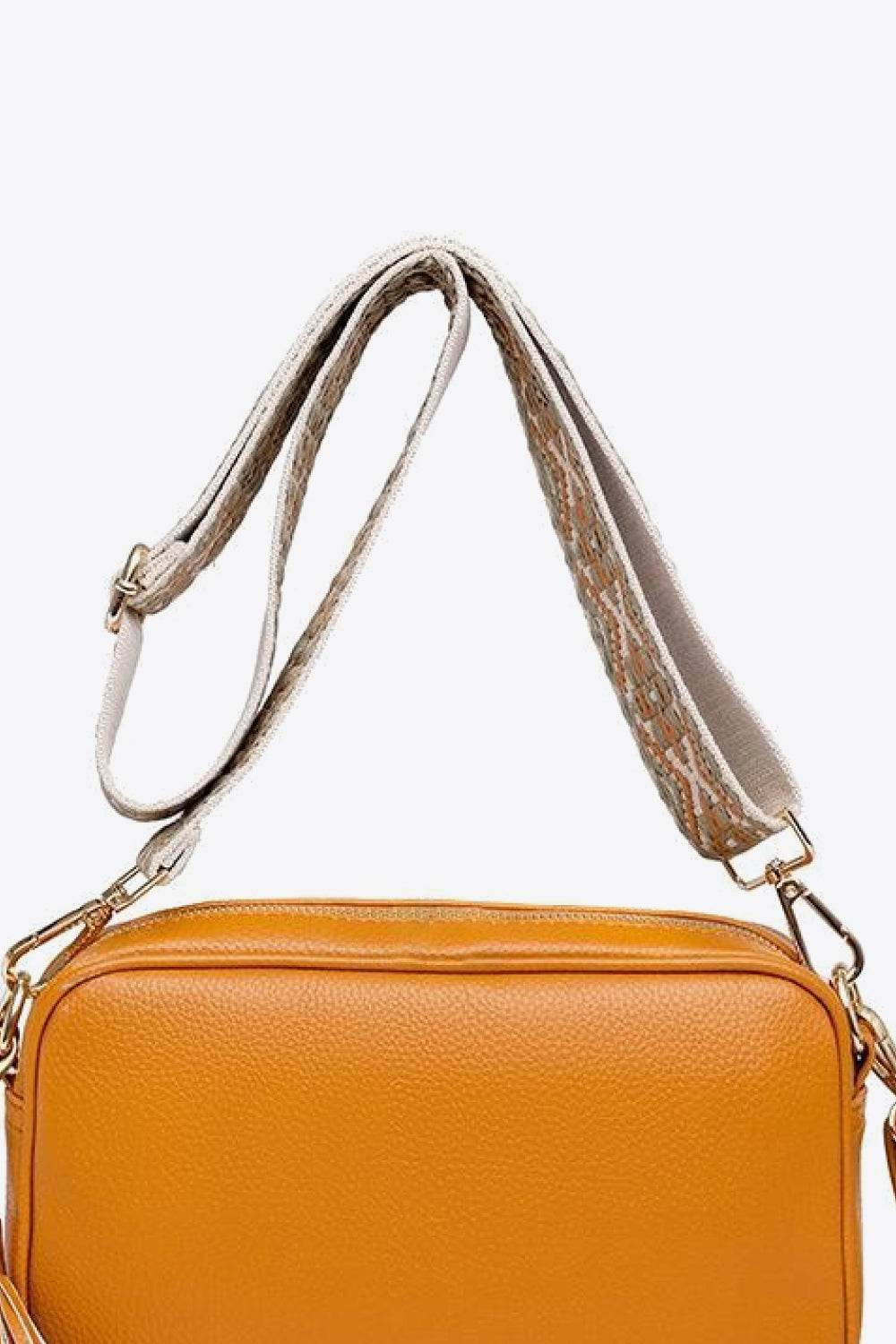 Minimalist Tassel Crossbody Bag - MARIGOLD