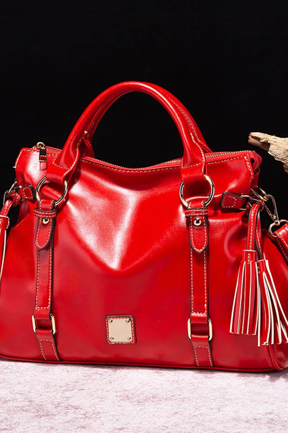 Classic Tassel Handbag - MARIGOLD